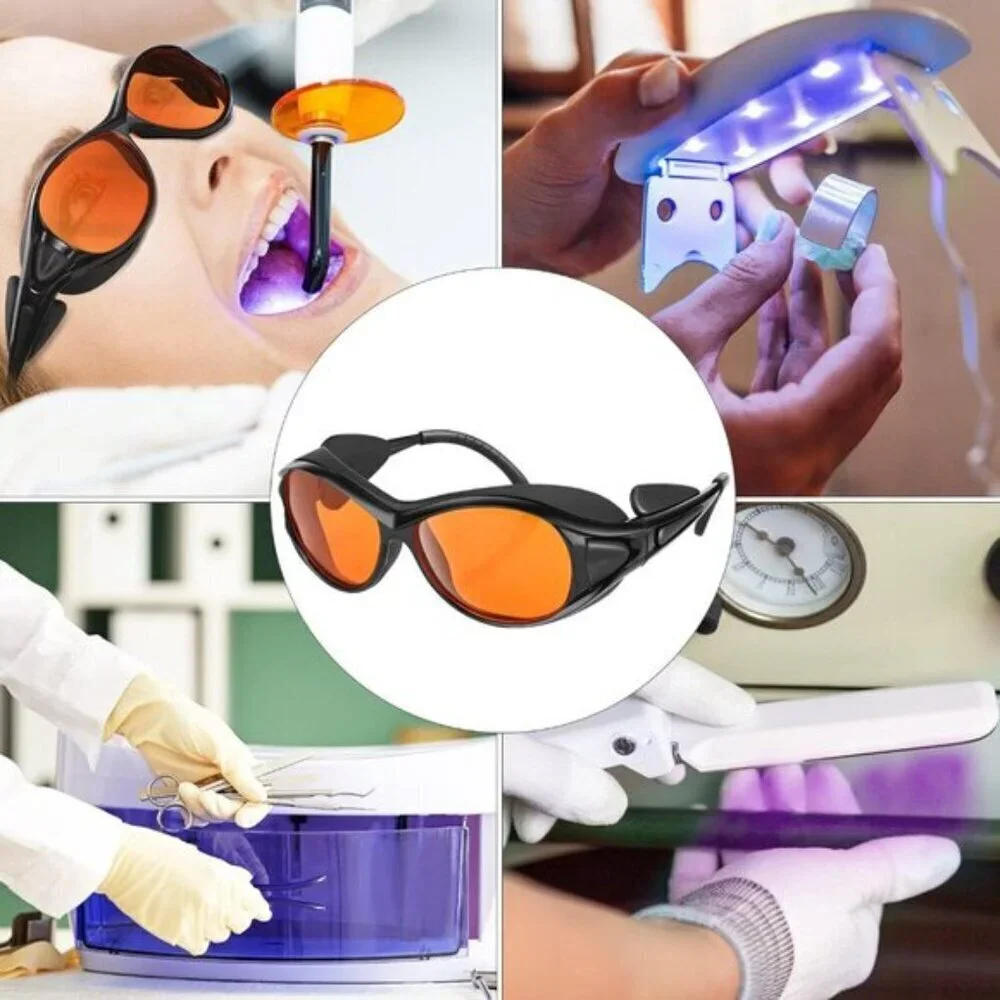 UVC Protective Glasses Blocking Blue White 90nm 490nm
